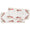 Tinsel Bow White/Red/Gold Table Runner | Kim Seybert at Fig Linens and Home