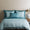 Ready-to-bed 2.0 Duvet Aqua/Caribbean by Ann Gish at Fig Linens and Home