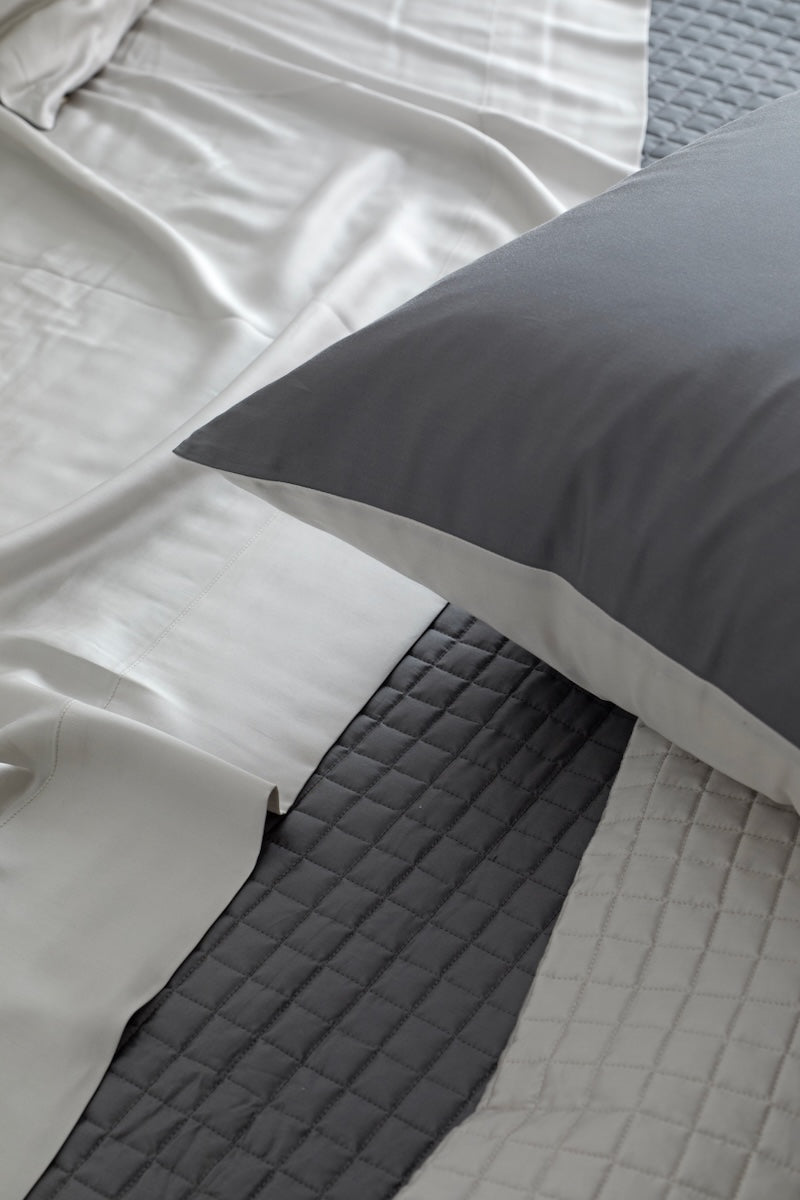 Close Ready-to-bed 2.0 Duvet Grey/Silver by Ann Gish at Fig Linens and Home