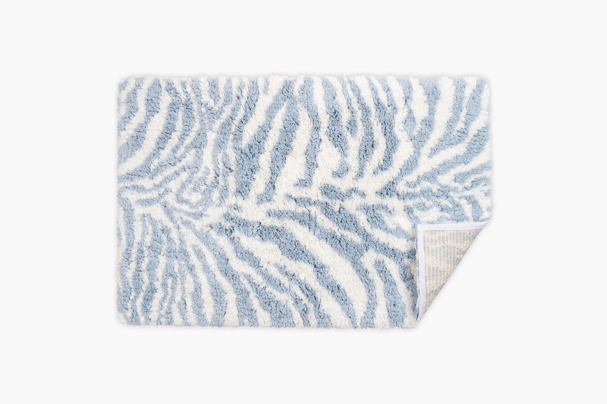 Regine Hydrangea Bath Rug | Matouk Schumacher Bathroom Collections at Fig Linens and Home