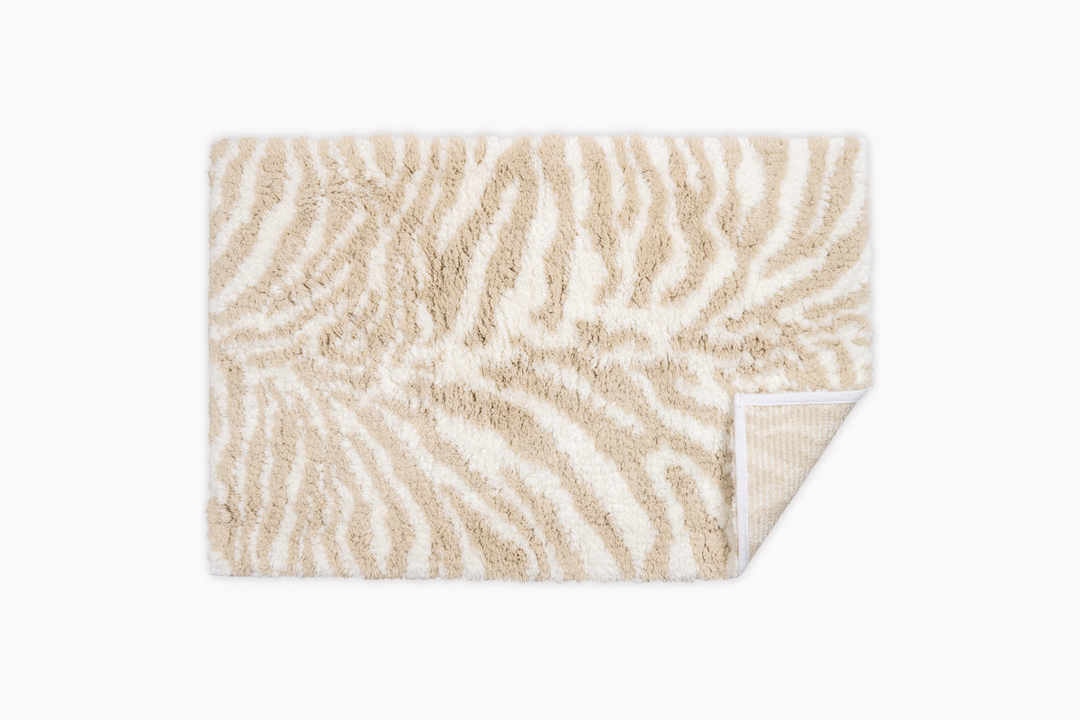 Regine Sand Bath Rug | Matouk Schumacher Bathroom Collections at Fig Linens and Home