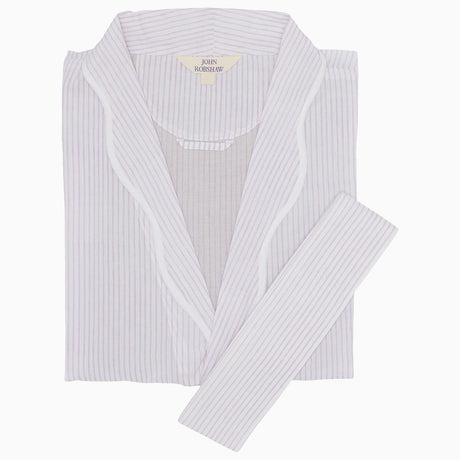 Nandi Lavender Robe by John Robshaw at Fig Linens and Home - 1