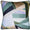 Roulade Print Juniper and Buff - Throw Pillow by Ryan Studio