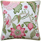 Arborvitae Pink Leaf Decorative Pillow by Ryan Studio at Fig Linens and Home | Schumacher Fabric