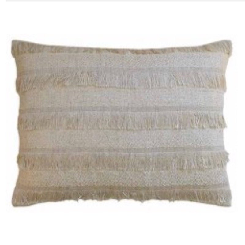 Throw Pillow - Acadia Greige Lumbar by Ryan Studio - Schumacher at Fig linens and home