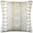Akola Stripe Beige Throw Pillow by Ryan Studio at Fig Linens and Home