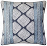 Austin Black and Mineral Blue Decorative Pillow | Ryan Studio Throw Pillow at Fig Linens and Home