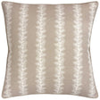 Ryan Studio French Stripe Beige Throw Pillow at Fig Linens and Home - Anna French Thibaut Fabric
