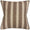 French Stripe Brown Decorative Pillow by Ryan Studio at Fig Linens and Home