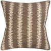 French Stripe Brown Decorative Pillow by Ryan Studio at Fig Linens and Home