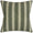 French Stripe Green Decorative Pillow by Ryan Studio at Fig Linens and Home