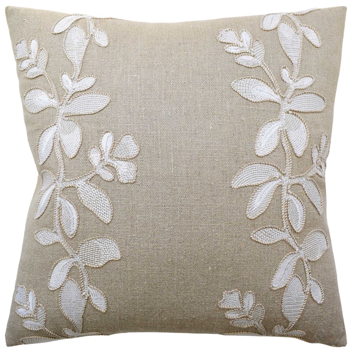 Ginger Flower Linen Decorative Pillow | Ryan Studio Throw Pillows from Kravet Couture Fabric