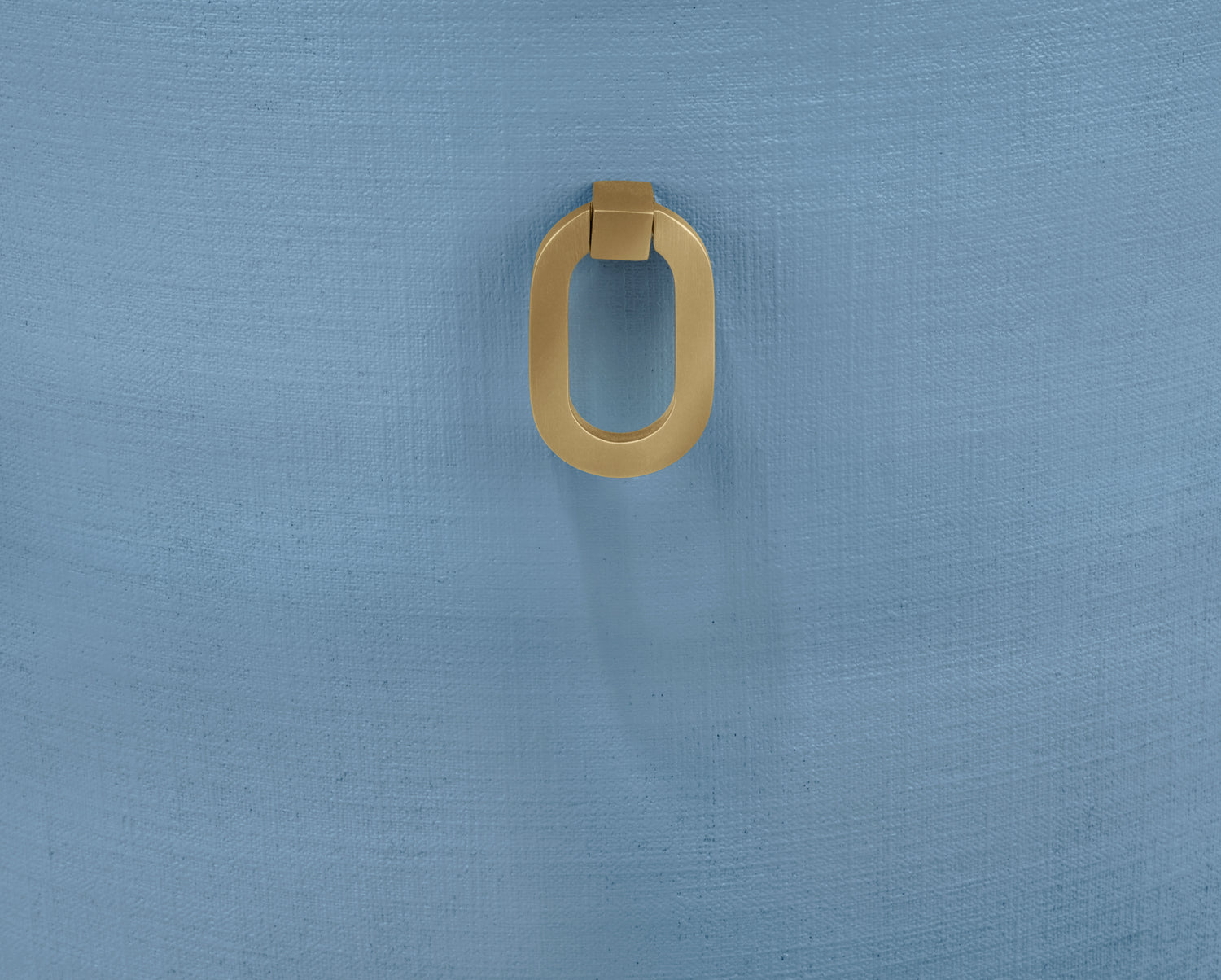Sadie Light Blue Dining Chair by Worlds Away | Detail of Hardware at Fig Linens and Home