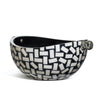 LaDorada Bone Domino Serving Bowl by LaDorada - 16.9'' x 12.2'' x 7.5'' Bone Domino at FIG LINENS AND HOME - 1