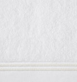 Aura Nuova White and Ivory Bath Towel 30X60 | Sferra at Fig Linens and Home