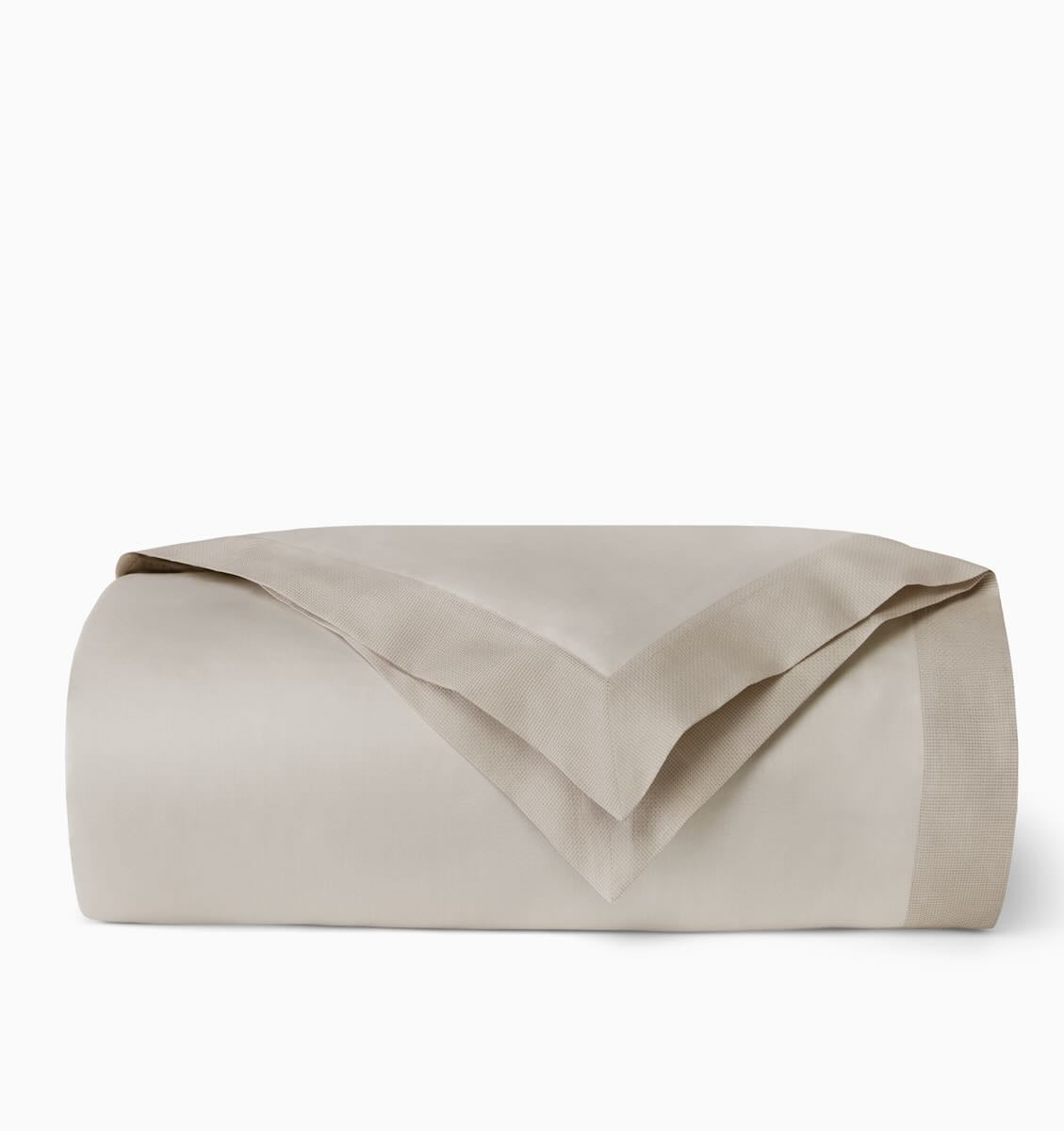 Carlotta Taupe King Duvet Cover 106X92 | Sferra at Fig Linens and Home