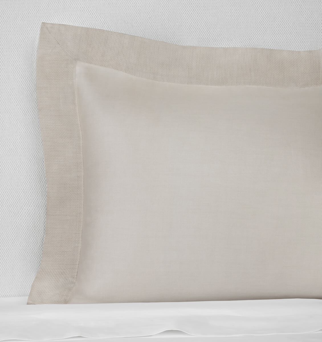 Carlotta Taupe King Sham 21X36 | Sferra at Fig Linens and Home