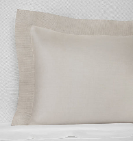 Carlotta Taupe Boudoir Sham 12X16 | Sferra at Fig Linens and Home