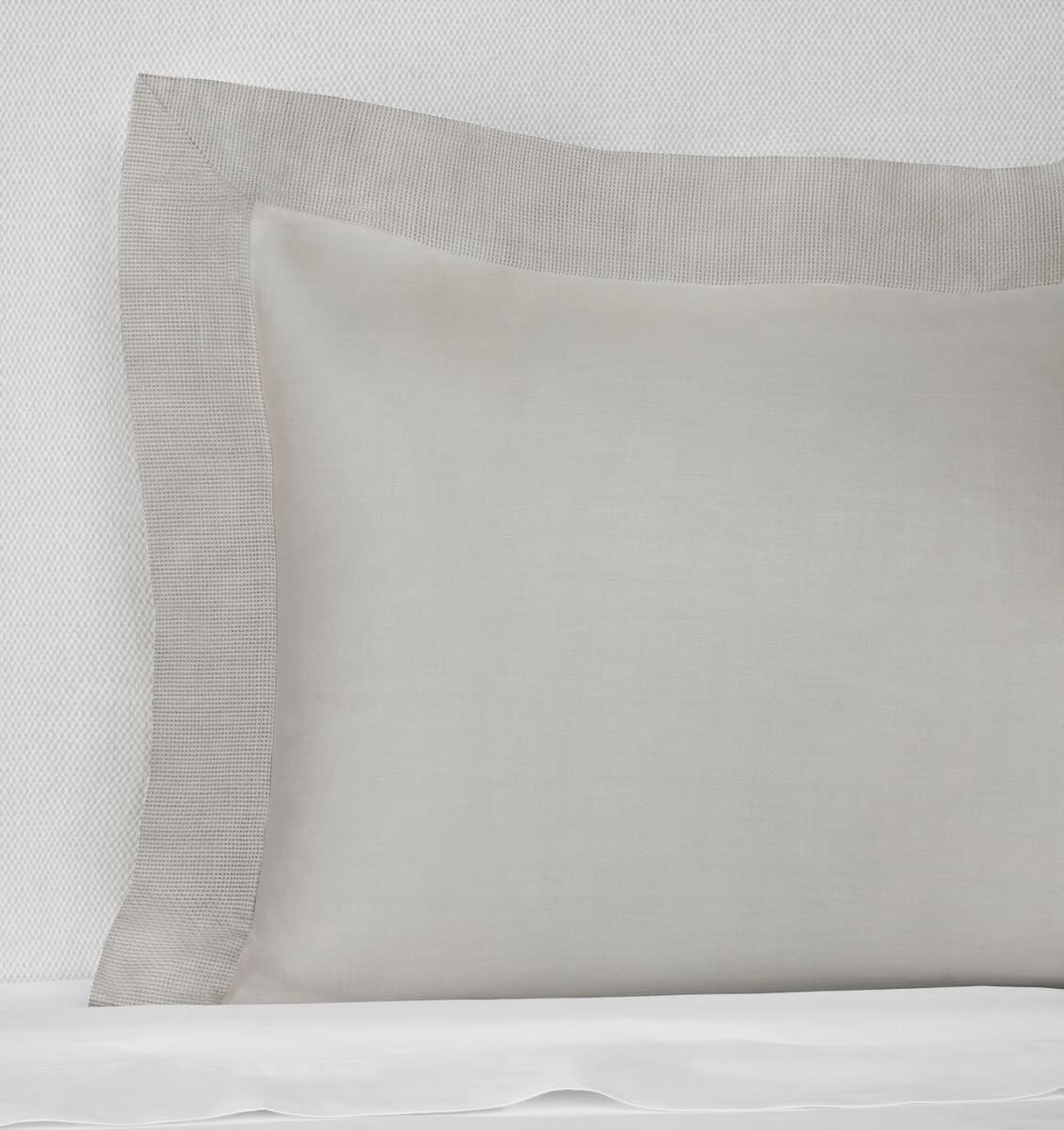 Carlotta Grey Continental Sham 26X26 | Sferra at Fig Linens and Home