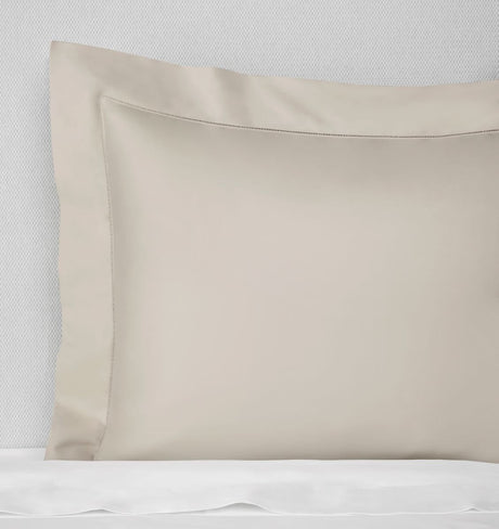 Giotto Bone Standard Sham 21X26 | Sferra at Fig Linens and Home