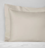 Giotto Bone Continental Sham 26X26 | Sferra at Fig Linens and Home