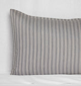 Leranto Titanium King Sham 21X36 | Sferra at Fig Linens and Home