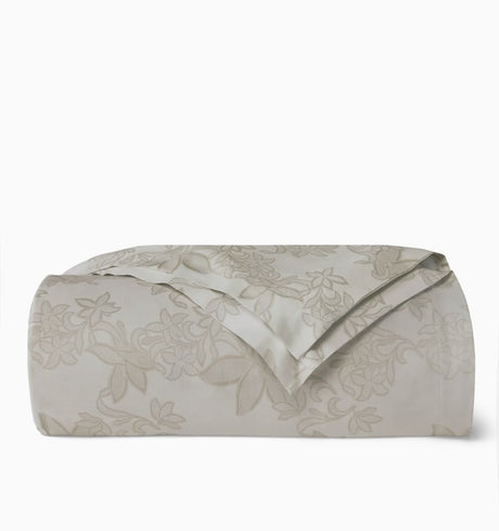 Tivoli Taupe King Duvet Cover 106X92 | Sferra at Fig Linens and Home