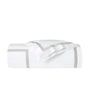 Duvet Cover - Sferra Estate Bedding in White and Lunar at Fig Linens and Home