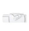 Duvet Cover - Sferra Estate Bedding in White and Lunar at Fig Linens and Home