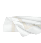 Flat Sheet - Sferra Estate Bedding in White and Ivory at Fig Linens and Home