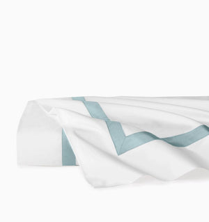 Flat Sheet - Sferra Estate Bedding in White and Poolside at Fig Linens and Home