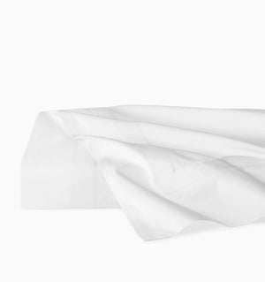 Flat Sheet - Sferra Estate Bedding in White and White at Fig Linens and Home