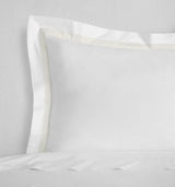 Pillow Sham - Sferra Estate Bedding in White and Ivory at Fig Linens and Home