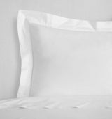Pillow Sham - Sferra Estate Bedding in White and White at Fig Linens and Home