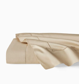 Flat Sheet - Sferra Fiona Sand Bedding in Cotton Sateen at Fig Linens and Home