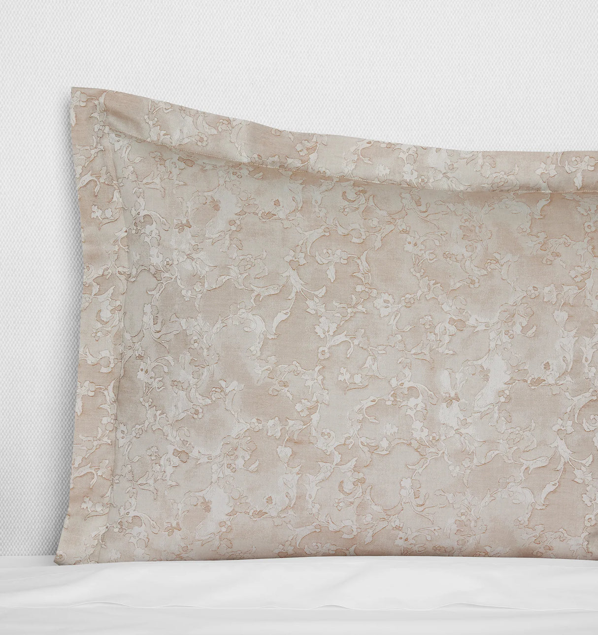Altea Sham by Sferra Linens in Khaki at Fig Linens and Home - 1