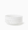 Alveare Bowl by Sferra Linens in White at Fig Linens and Home - 1