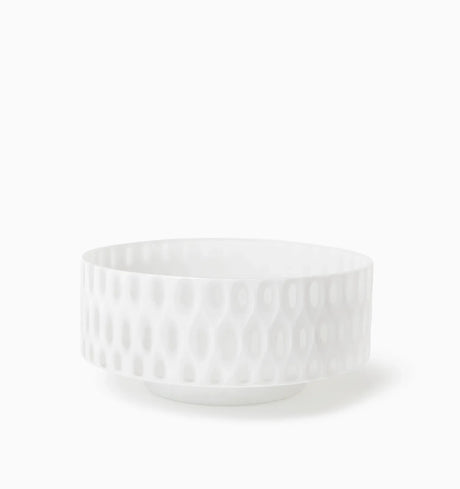 Alveare Bowl by Sferra Linens in White at Fig Linens and Home - 1