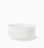 Alveare Bowl by Sferra Linens in White at Fig Linens and Home - 1