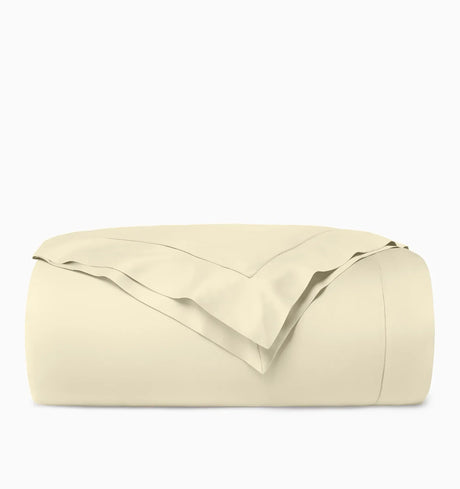 Ariel Duvet Cover by Sferra Linens in Parchment at Fig Linens and Home - 3