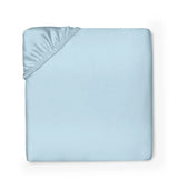 Ariel Fitted Sheet by Sferra Linens in Arctic at Fig Linens and Home - 1