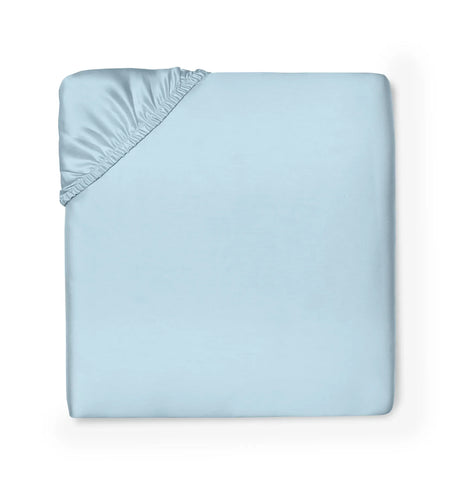 Ariel Fitted Sheet by Sferra Linens in Arctic at Fig Linens and Home - 1
