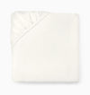 Ariel Fitted Sheet by Sferra Linens in Oyster at Fig Linens and Home - 1