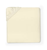 Ariel Fitted Sheet by Sferra Linens in Parchment at Fig Linens and Home - 1