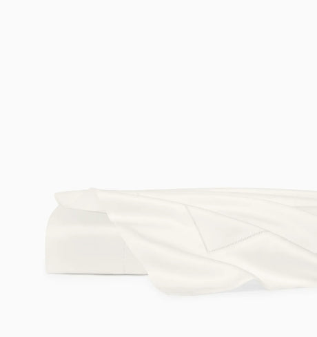 Ariel Flat Sheet by Sferra Linens in Oyster at Fig Linens and Home - 1
