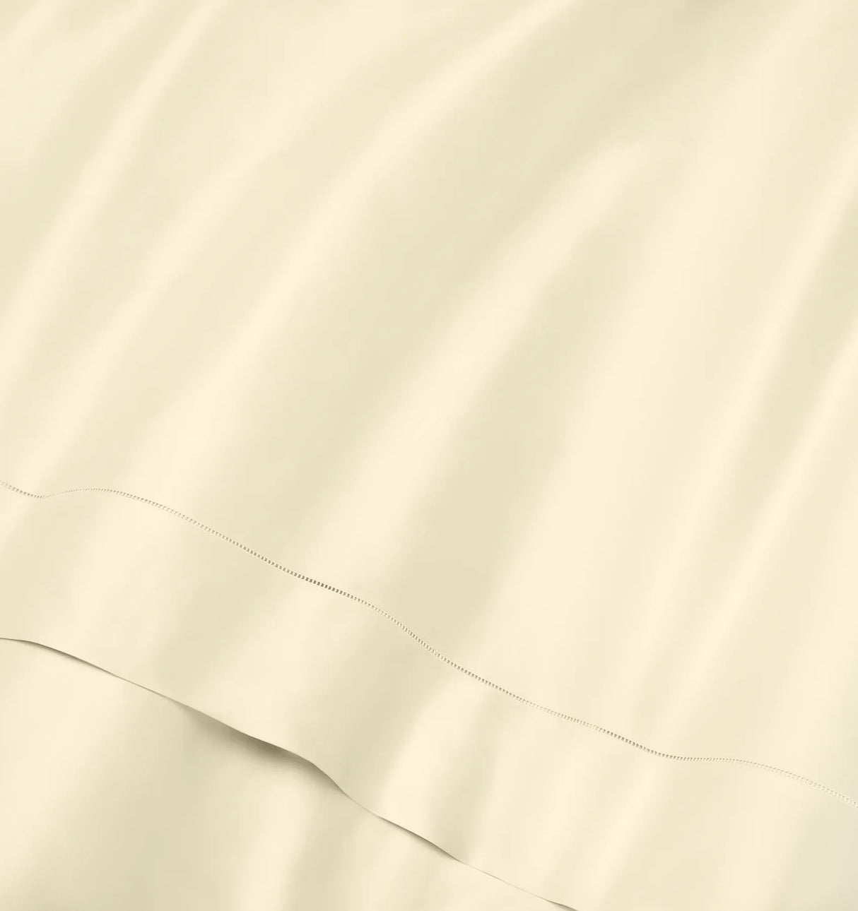 Ariel Fitted Sheet by Sferra Linens in Parchment at Fig Linens and Home - 2