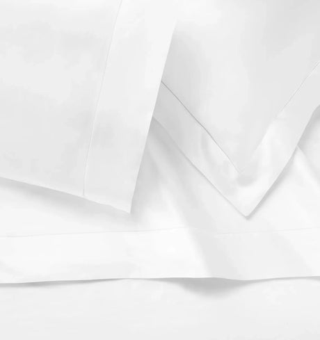 Ariel Duvet Cover by Sferra Linens in White at Fig Linens and Home - 1