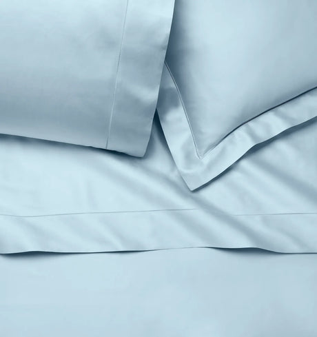 Ariel Flat Sheet by Sferra Linens in Arctic at Fig Linens and Home - 2