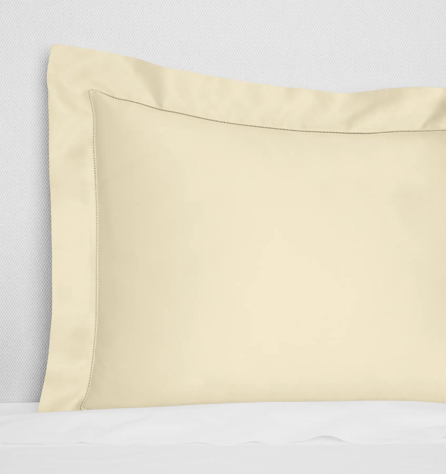 Ariel Sham by Sferra Linens in Parchment at Fig Linens and Home - 1