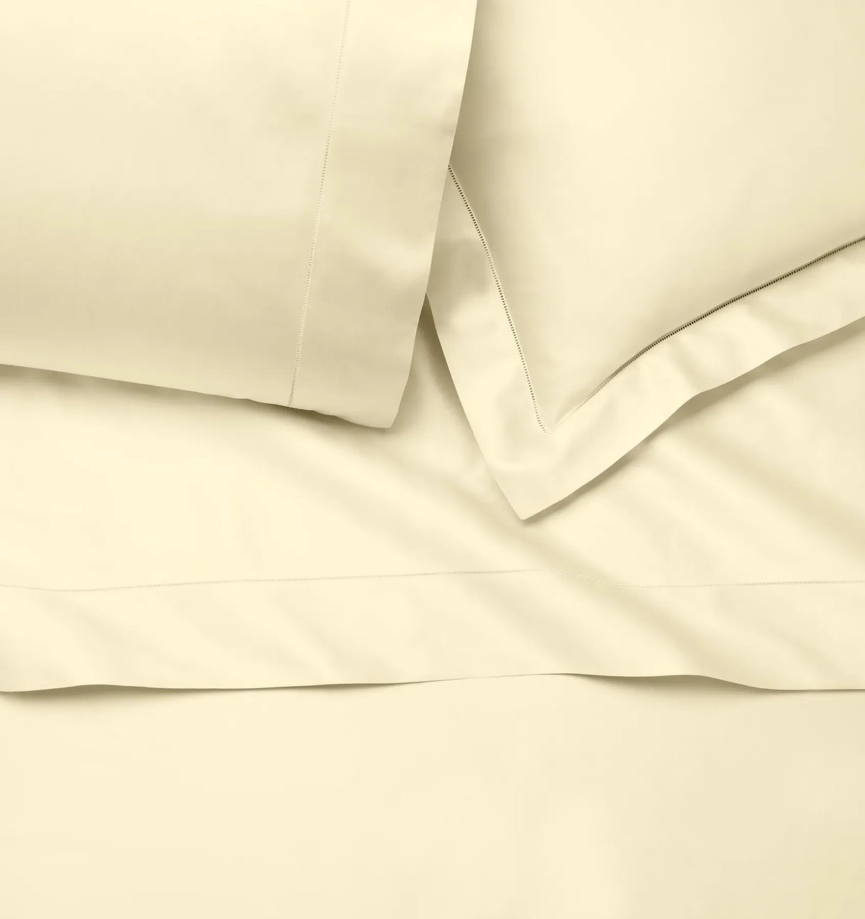 Ariel Flat Sheet by Sferra Linens in Parchment at Fig Linens and Home - 2